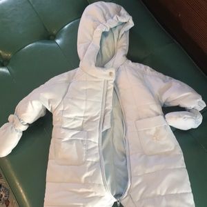 Emile et Rose snow suit in baby blue